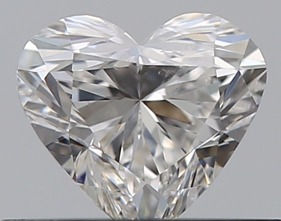 0.4 Carat Heart Natural Diamond with  Cut Diamond in 14KT  view 1
