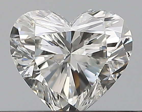 0.32 Carat Heart Natural Diamond with  Cut Diamond in 14KT  view 1
