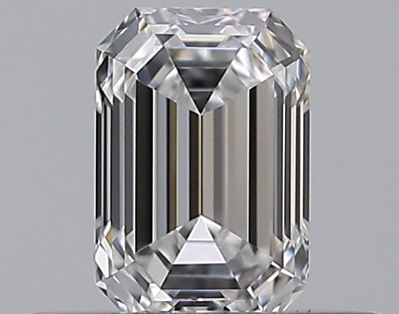 0.3 Carat Emerald Natural Diamond with  Cut Diamond in 14KT  view 1
