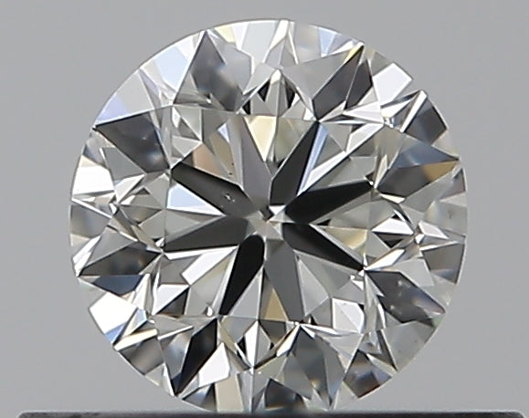 0.4 Carat Round Natural Diamond with  Cut Diamond in 14KT  view 1
