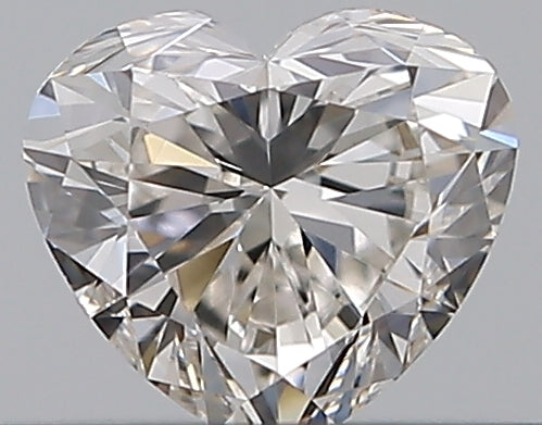 0.31 Carat Heart Natural Diamond with  Cut Diamond in 14KT  view 1

