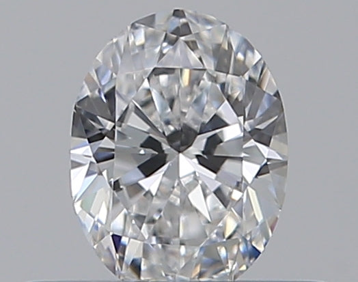 0.3 Carat Oval Natural Diamond & 0.31 Carat Oval Natural Diamond with  Cut Diamond in 14KT  view 1
