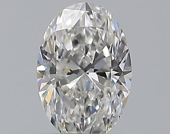 0.3 Carat Oval Natural Diamond with  Cut Diamond in 14KT  view 1
