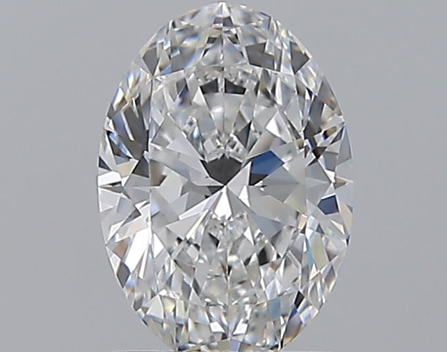 1.01 Carat Oval Natural Diamond with  Cut Diamond in 14KT  view 1
