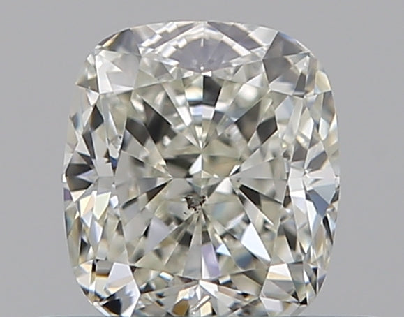 0.5 Carat Cushion Natural Diamond with  Cut Diamond in 14KT  view 1
