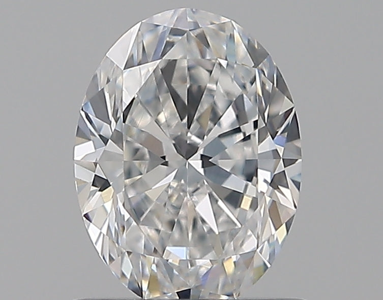 0.81 Carat Oval Natural Diamond with  Cut Diamond in 14KT  view 1
