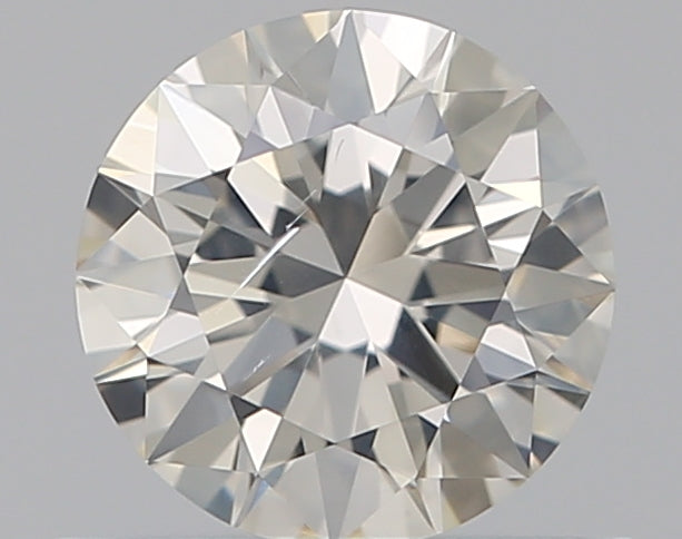 0.6 Carat Round Natural Diamond with  Cut Diamond in 14KT  view 1
