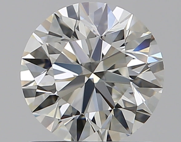 0.9 Carat Round Natural Diamond with  Cut Diamond in 14KT  view 1
