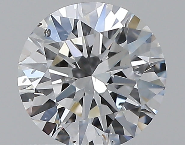 0.59 Carat Round Natural Diamond with  Cut Diamond in 14KT  view 1

