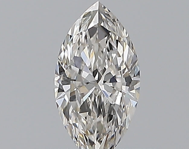 0.3 Carat Marquise Natural Diamond with  Cut Diamond in 14KT  view 1
