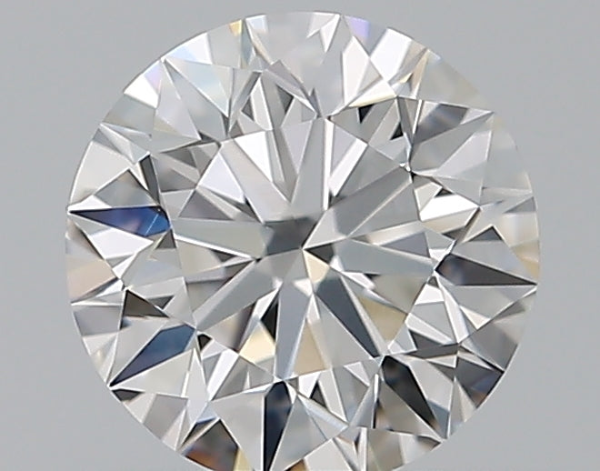 0.59 Carat Round Natural Diamond with  Cut Diamond in 14KT  view 1
