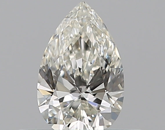 0.32 Carat Pear Natural Diamond with  Cut Diamond in 14KT  view 1
