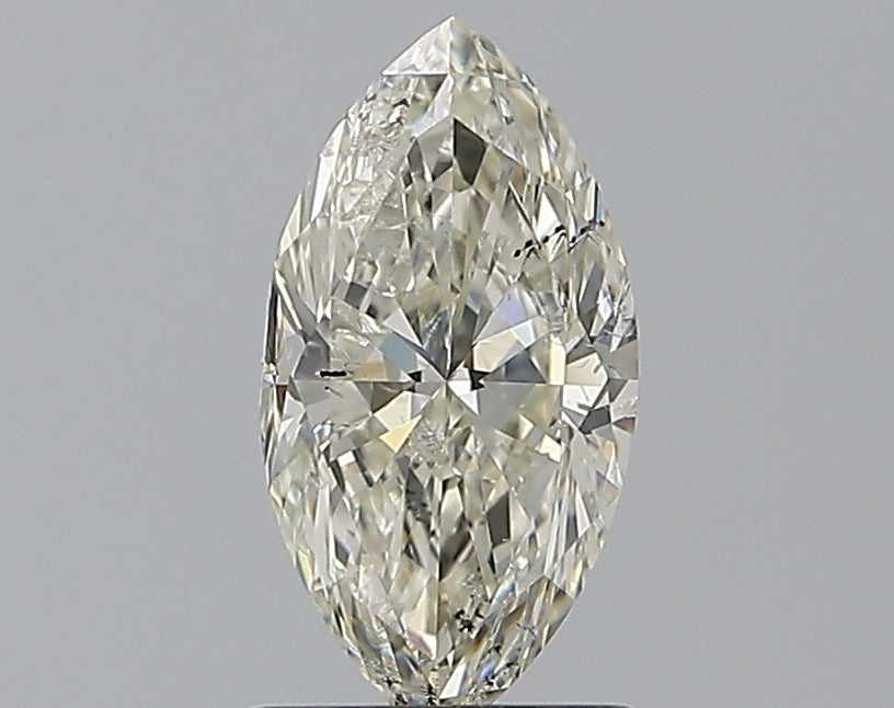 1.2 Carat Marquise Natural Diamond with  Cut Diamond in 14KT  view 1
