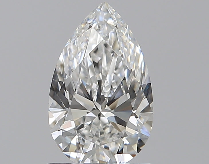 0.96 Carat Pear Natural Diamond with  Cut Diamond in 14KT  view 1
