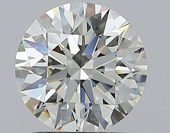 1.25 Carat Round Natural Diamond with  Cut Diamond in 14KT  view 1
