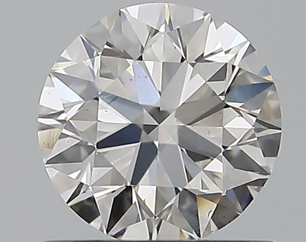 0.7 Carat Round Natural Diamond with  Cut Diamond in 14KT  view 1
