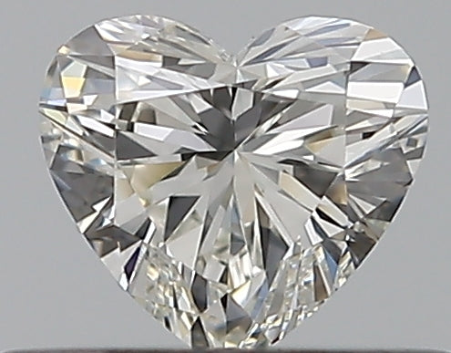 0.31 Carat Heart Natural Diamond with  Cut Diamond in 14KT  view 1

