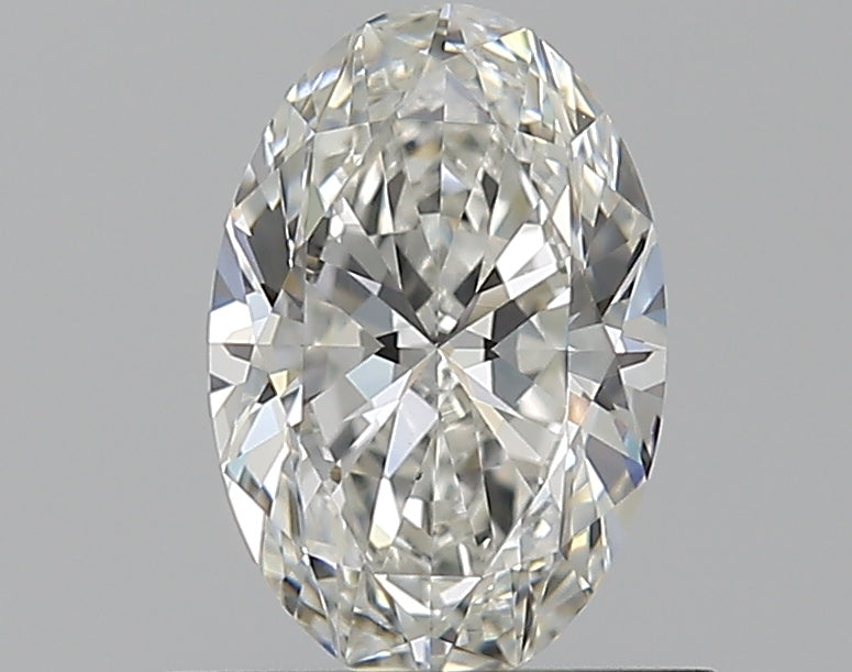 0.75 Carat Oval Natural Diamond with  Cut Diamond in 14KT  view 1
