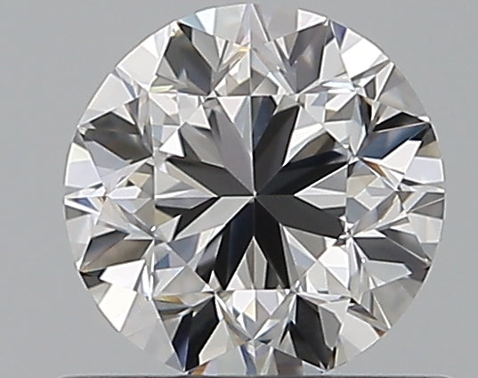 0.59 Carat Round Natural Diamond with  Cut Diamond in 14KT  view 1
