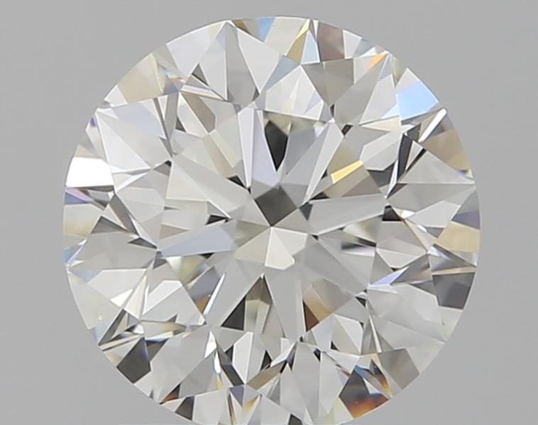 1.29 Carat Round Natural Diamond with  Cut Diamond in 14KT  view 1
