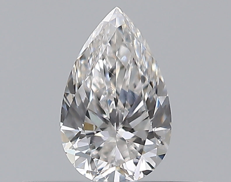 0.3 Carat Pear Natural Diamond with  Cut Diamond in 14KT  view 1
