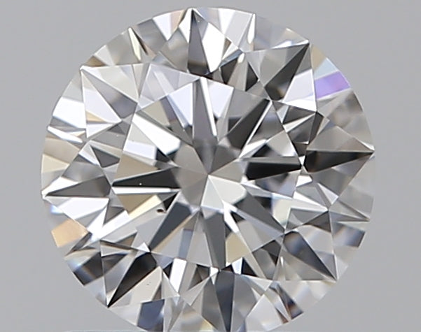 0.75 Carat Round Natural Diamond with  Cut Diamond in 14KT  view 1
