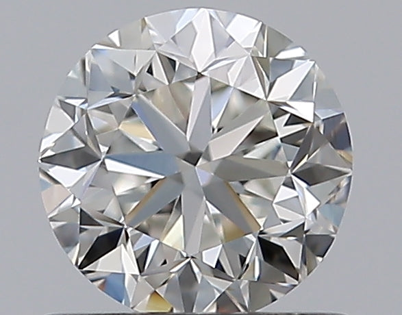0.7 Carat Round Natural Diamond with  Cut Diamond in 14KT  view 1
