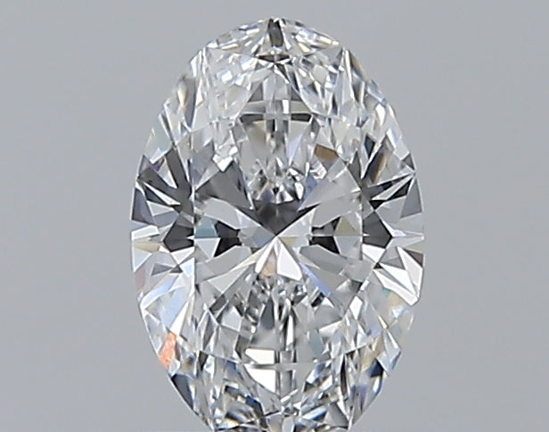 0.72 Carat Oval Natural Diamond with  Cut Diamond in 14KT  view 1
