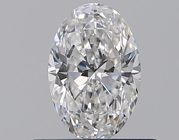 0.5 Carat Oval Natural Diamond with  Cut Diamond in 14KT  view 1
