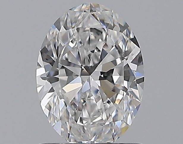 1.0 Carat Oval Natural Diamond with  Cut Diamond in 14KT  view 1
