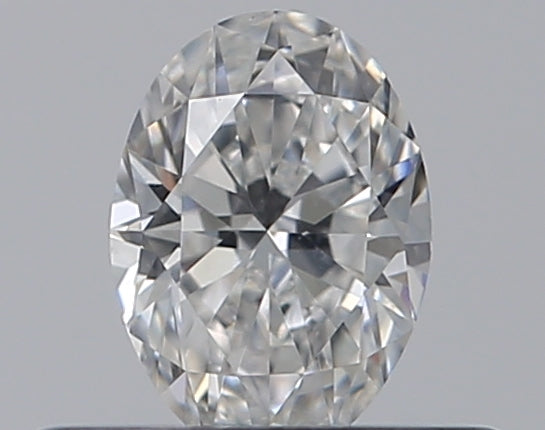 0.3 Carat Oval Natural Diamond with  Cut Diamond in 14KT  view 1
