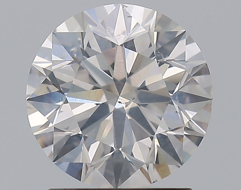 1.7 Carat Round Natural Diamond with  Cut Diamond in 14KT  view 1
