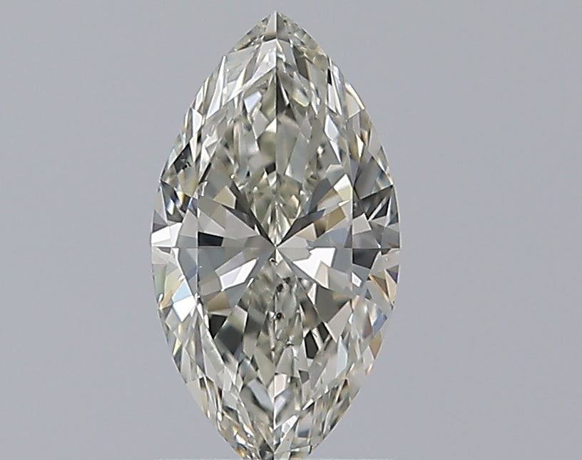 1.0 Carat Marquise Natural Diamond with  Cut Diamond in 14KT  view 1
