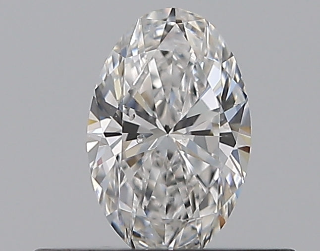 0.3 Carat Oval Natural Diamond & 0.32 Carat Oval Natural Diamond with  Cut Diamond in 14KT  view 1
