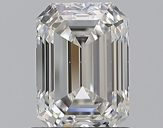 1.0 Carat Emerald Natural Diamond with  Cut Diamond in 14KT  view 1
