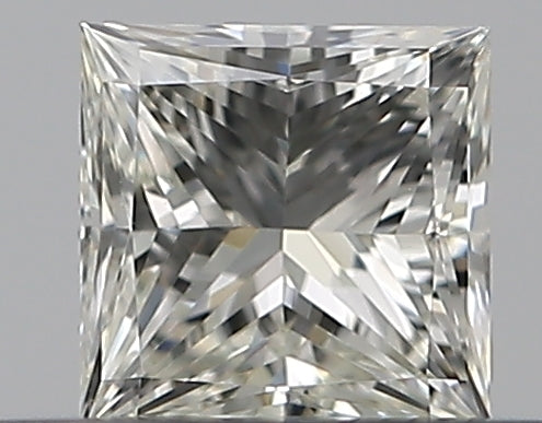 0.3 Carat Princess Natural Diamond with  Cut Diamond in 14KT  view 1
