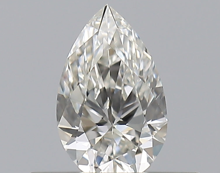 0.3 Carat Pear Natural Diamond with  Cut Diamond in 14KT  view 1
