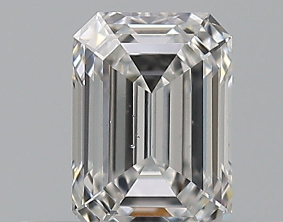 0.3 Carat Emerald Natural Diamond with  Cut Diamond in 14KT  view 1
