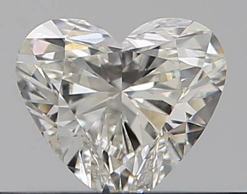 0.3 Carat Heart Natural Diamond with  Cut Diamond in 14KT  view 1
