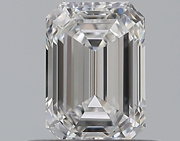 0.5 Carat Emerald Natural Diamond with  Cut Diamond in 14KT  view 1
