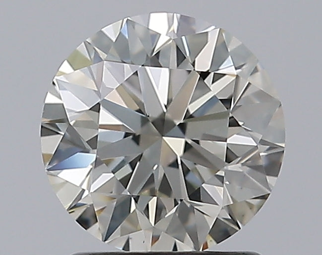 1.32 Carat Round Natural Diamond with  Cut Diamond in 14KT  view 1
