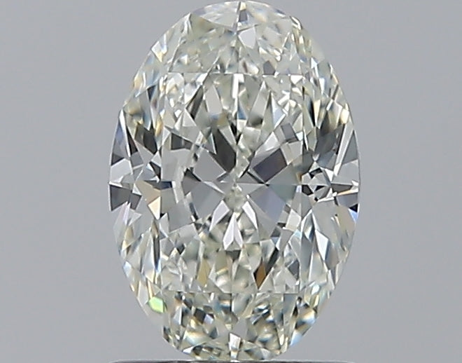 1.0 Carat Oval Natural Diamond with  Cut Diamond in 14KT  view 1
