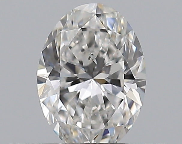 0.3 Carat Oval Natural Diamond with  Cut Diamond in 14KT  view 1
