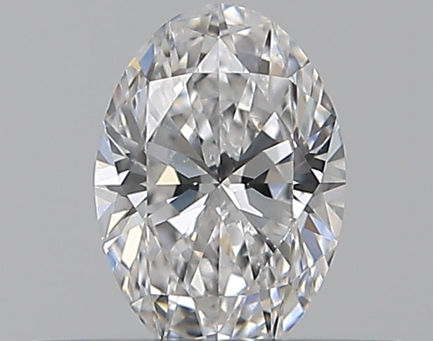 0.3 Carat Oval Natural Diamond with  Cut Diamond in 14KT  view 1
