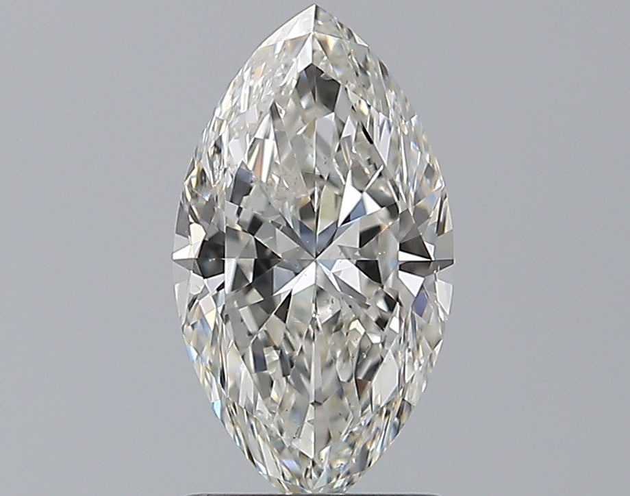 1.51 Carat Marquise Natural Diamond with  Cut Diamond in 14KT  view 1
