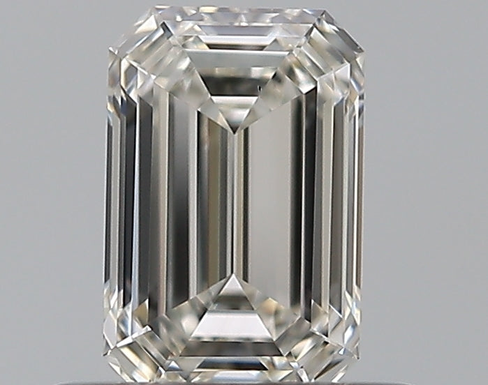 0.46 Carat Emerald Natural Diamond with  Cut Diamond in 14KT  view 1
