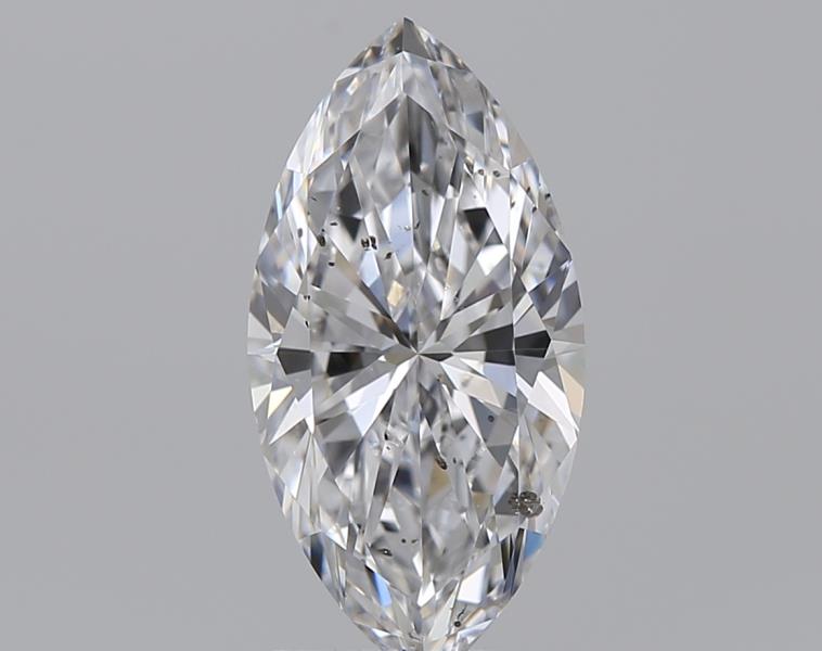 1.2 Carat Marquise Natural Diamond with  Cut Diamond in 14KT  view 1
