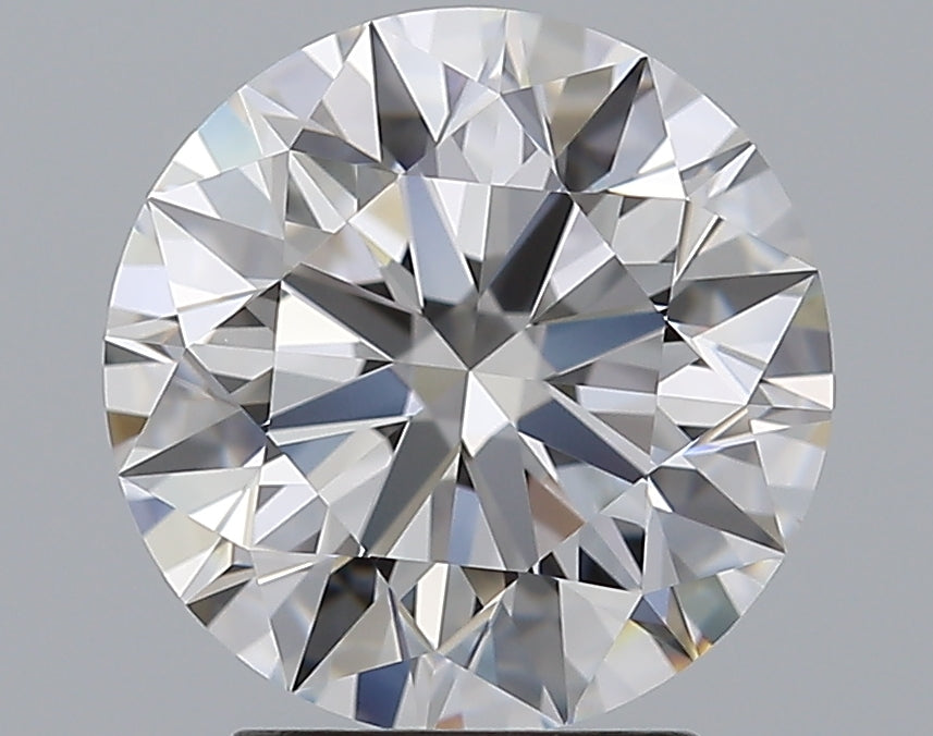 3.01 Carat Round Natural Diamond with  Cut Diamond in 14KT  view 1
