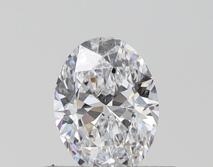 0.66 Carat Oval Lab Diamond with  Cut Diamond in 14KT  view 1
