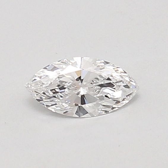 0.41 Carat Marquise Lab Diamond with  Cut Diamond in 14KT  view 1

